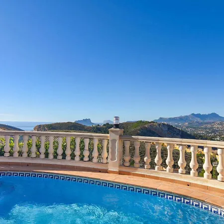 Beautiful With Sea And Mountain Views Villa Benitachell